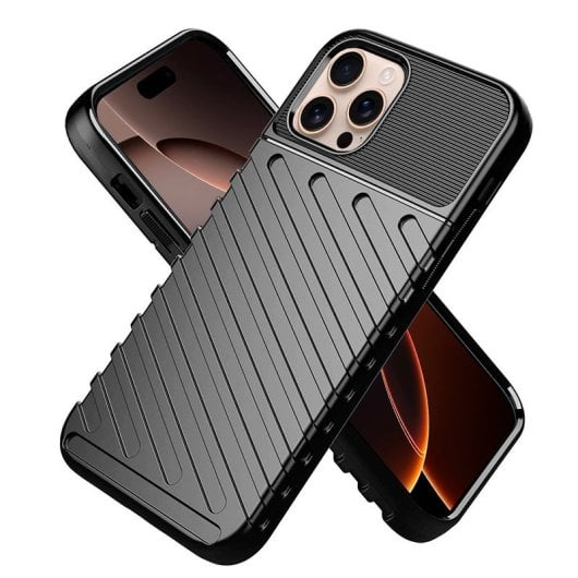 Coole iPhone 16 Pro Max Hülle Thunder Black