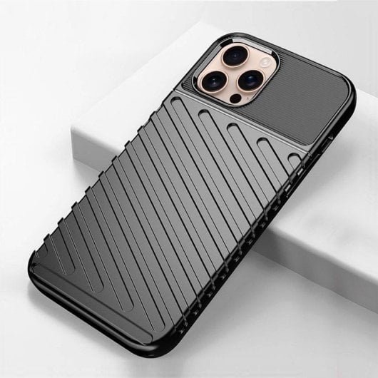 Coole iPhone 16 Pro Max Hülle Thunder Black