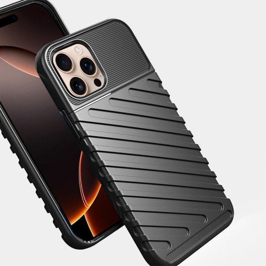 Coole iPhone 16 Pro Max Hülle Thunder Black