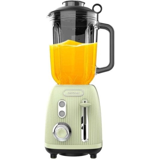 Blender Cecotec Power Black Titanium RetroGreen 1200W 1,5L Retro Vert