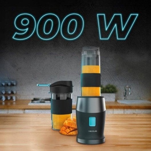 Blender Cecotec Power Titanium 900 ProGo 900W 2 Bouteilles Portables 570ml