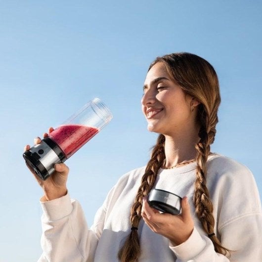 Licuadora Cecotec WanderlustMix USB Portátil 126W 400ml 4 Lâminas Titânio