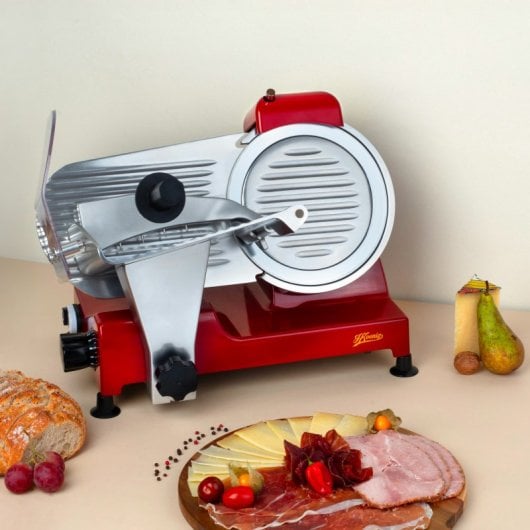 Trancheuse professionnelle H.koenig MSX224 avec coupe 0-12 mm, lame italienne 20 cm