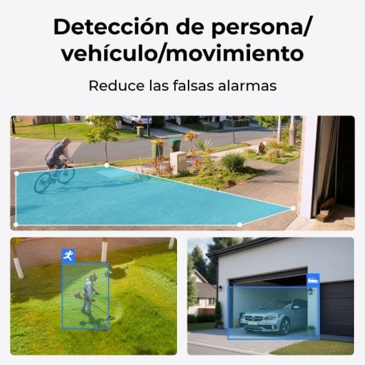 Reolink Argus Series B320 Cámara Vigilancia WiFi IP Exterior con Panel Solar FullHD Visión Nocturna