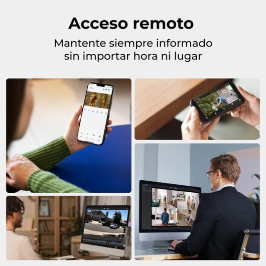 Reolink Argus Series B320 Cámara Vigilancia WiFi IP Exterior con Panel Solar FullHD Visión Nocturna