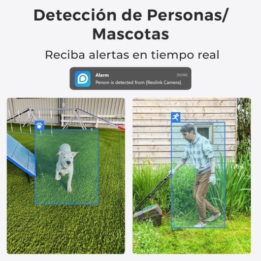 Caméra de surveillance Reolink E Series E330 2K Vision Nocturne Intérieur et Extérieur Détection IA Audio Bidirectionnel Contrôle Vocal