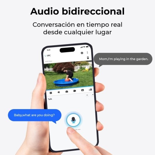 Reolink E Series E330 Câmara de Segurança WiFi IP Exterior e Interior SuperHD 2K 355º Visão Noturna