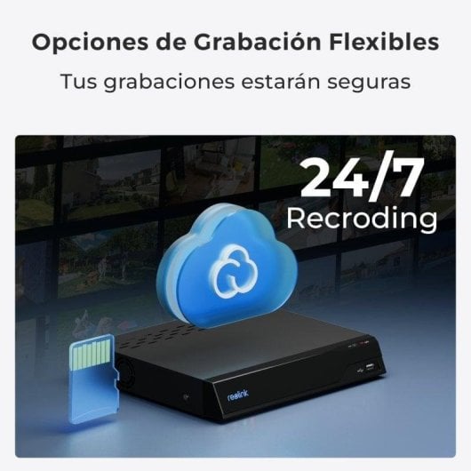 Caméra de surveillance Reolink E Series E330 2K Vision Nocturne Intérieur et Extérieur Détection IA Audio Bidirectionnel Contrôle Vocal