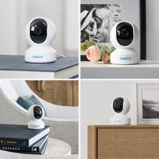 Reolink E Series E330 Câmara de Segurança WiFi IP Exterior e Interior SuperHD 2K 355º Visão Noturna