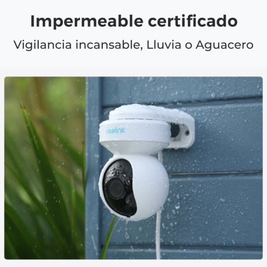 Reolink E Series E540 Câmara de Segurança WiFi IP Exterior e Interior SuperHD 2K 360º Visão Noturna