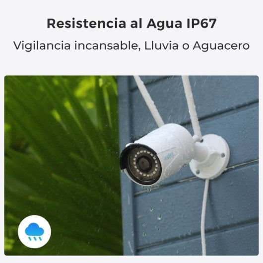 Reolink W320 Cámara de Seguridad WiFi IP para Exteriores SuperHD 2K Visión Nocturna