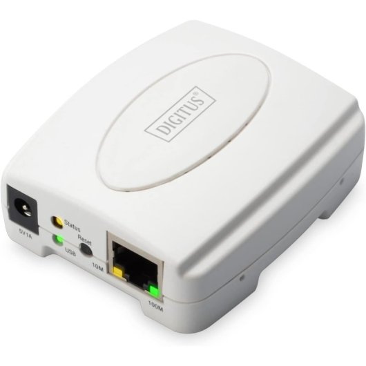 Digitus Fast Ethernet Printserver, USB 2.0