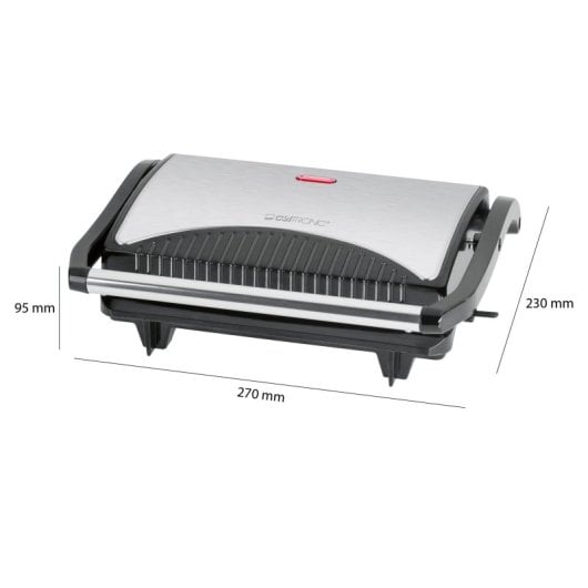 Clatronic MG 3519 Grill de Contacto con Superficie Antiadherente 700W