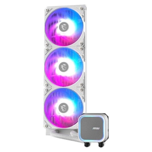 Refrigeración Líquida MSI MAG CORELIQUID A13 360mm 3 Ventiladores RGB Blanco