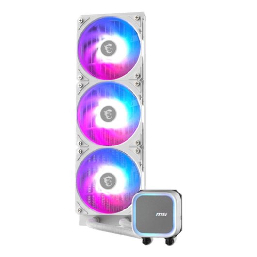 Refrigeración Líquida MSI MAG CORELIQUID A13 360mm 3 Ventiladores RGB Blanco