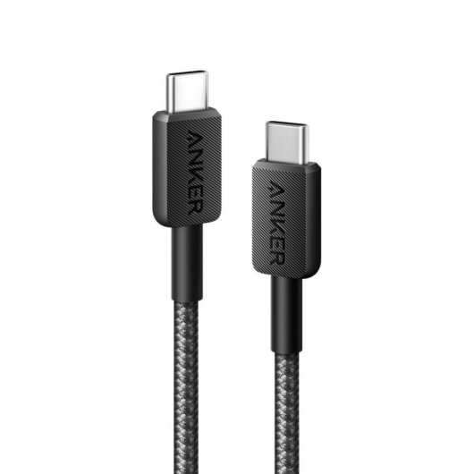 Cavo Anker Intrecciato USB-C a USB-C 0,9 m 60W Nero