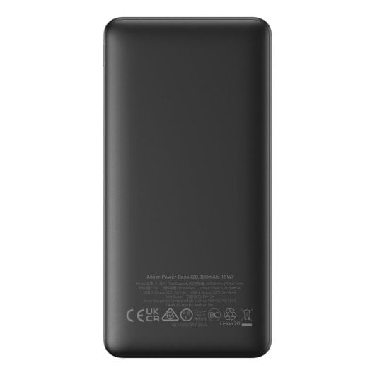 Anker PowerCore Power Bank 15W 20000mAh 1xUSB-C 1xUSB Negra Reacondicionado