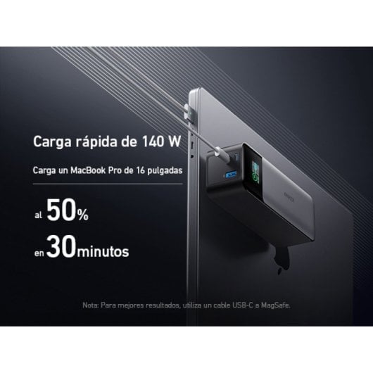 Anker Powerbank Gen 2 com Ecrã 140W 24000mAh Preto