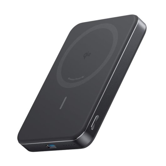 Batteria Esterna Anker MagGo 10000mAh Qi2 Magnetica Ultra Sottile Nera