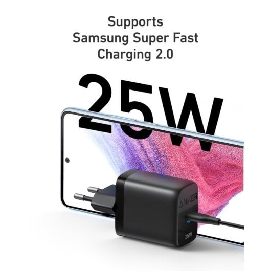 Anker Cargador de Pared USB-C 25W Negro