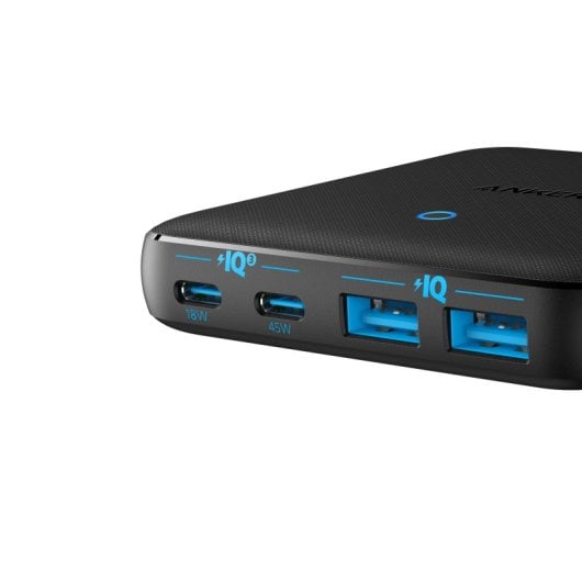 Anker PowerPort Atom III Dispositivo de Carga Multi-Carregador 65W Preto