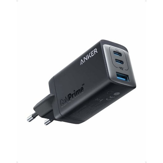 Anker Prime Carregador de Parede 65W 1xUSB-A + 2xUSB-C Preto