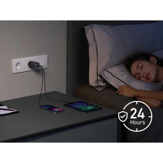 Anker Prime Carregador de Parede 65W 1xUSB-A + 2xUSB-C Preto