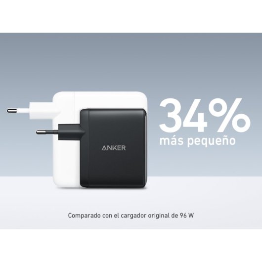 Anker Cargador de Pared 2xUSB-C 1xUSB 100W Negro