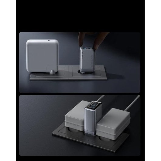Chargeur Anker Prime GaN 100W 3 Ports USB-C/USB Gris