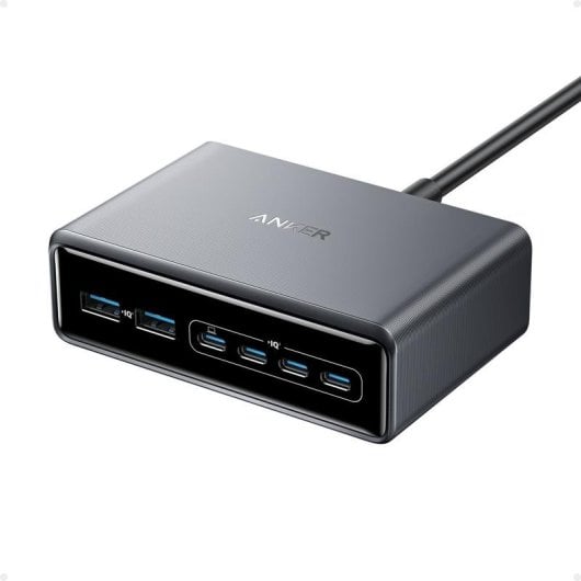Anker Prime Charger Estación de Carga 6 Puertos USB-C GaN 200W