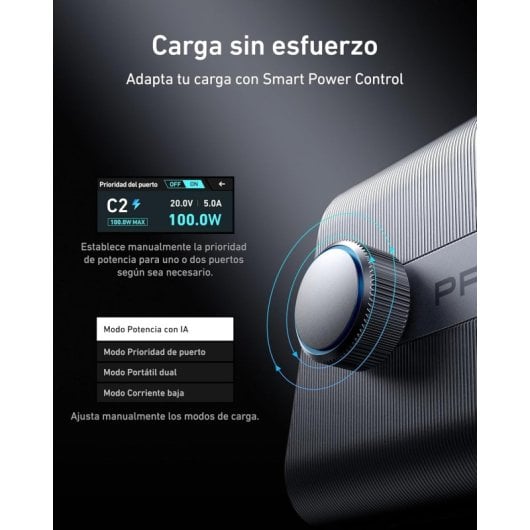 Anker Prime Estación de Carga 6 Puertos GaNPrime 250W