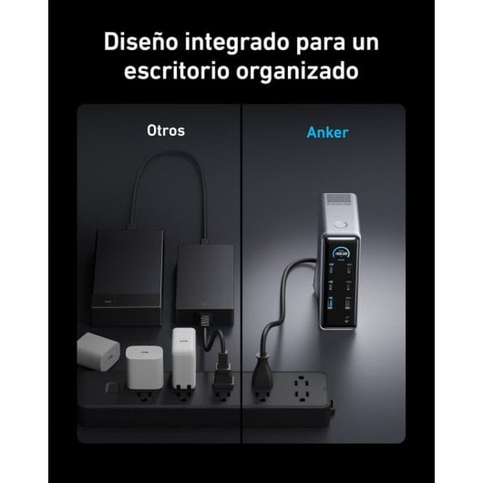 Anker Prime Charging Docking Station Replicador de Puertos 160W 14 Puertos con Salida Máxima de 160W