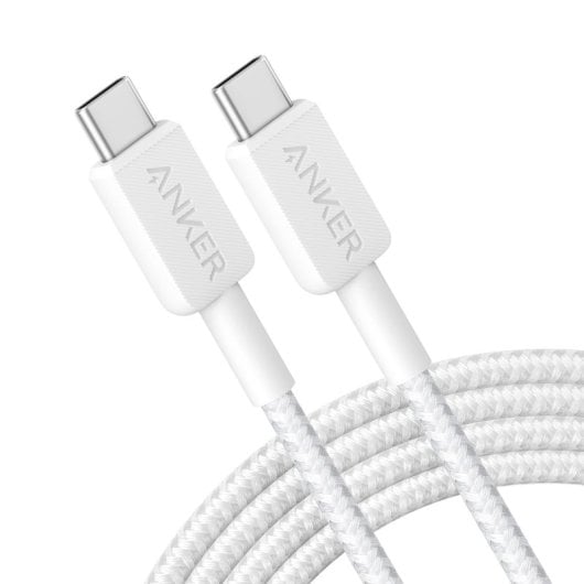 Cavo Anker 60W USB-C a USB-C in nylon 1,8 m bianco