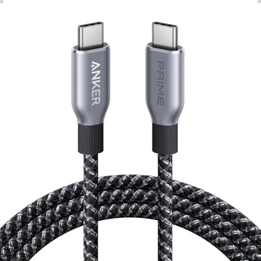 Cavo Anker Prime Cavo da USB-C a USB-C in nylon intrecciato 240 W 1,8 m Grigio