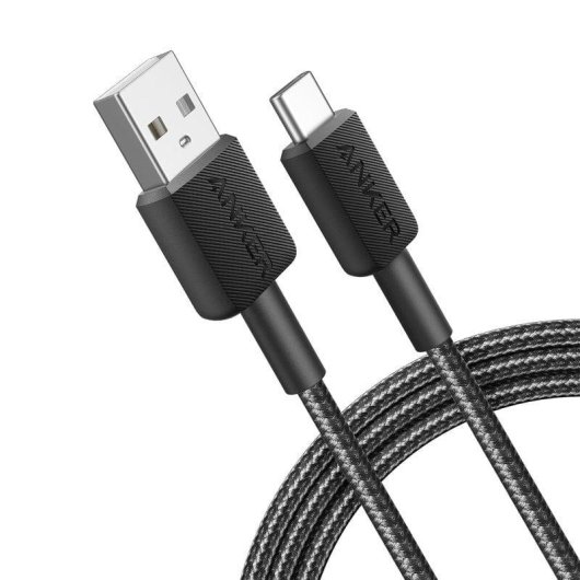 Anker Cablde Nylon de USB a USB-C 0.9m Negra