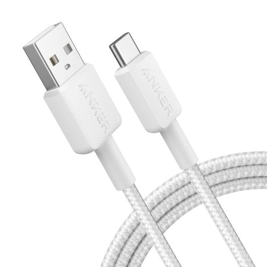 Cavo Anker Nylon USB a USB-C 1,8 m Bianco