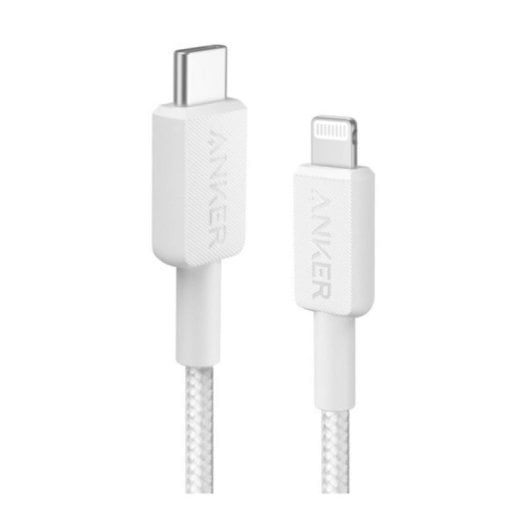 Anker Cable Trenzado de USB-C a Lightning 0.9m Blanco