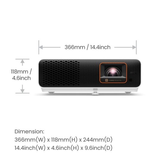 BenQ X500i Proyector de Tiro Gaming UltraHD 4K DLP ANSI 2200 Lúmenes con Android TV