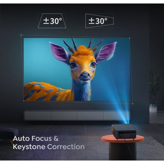 Yaber Pro U6 Proyector LCD 1080p ANSI 800 Lúmenes Wifi
