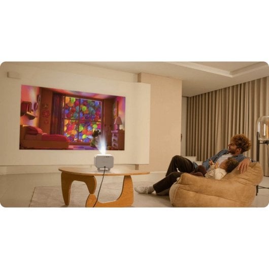 Yaber L2 Plus Projetor ANSI FullHD 1080p Dolby Audio Bluetooth/WiFi 700 Lúmenes