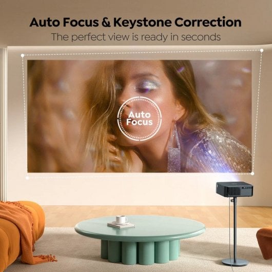 Yaber K2s Pro Proyector LED FullHD 1080P Dolby Audio Bluetooth/WiFi 1000 ANSI Lúmenes