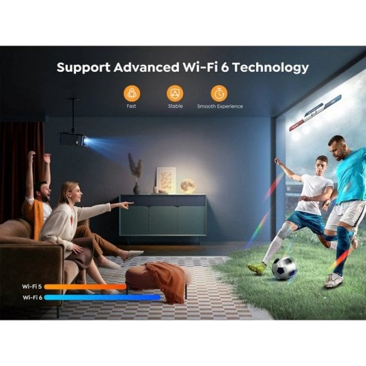 Yaber K2s Pro Proyector LED FullHD 1080P Dolby Audio Bluetooth/WiFi 1000 ANSI Lúmenes
