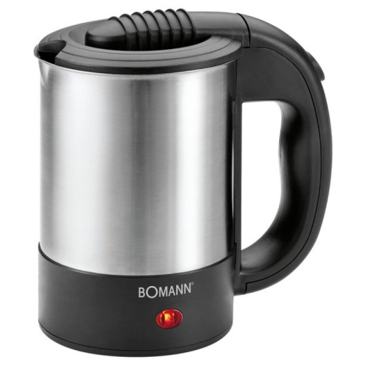 Bomann WKR 1162 CB Hervidor de Agua de Viaje 0,5L 1.00W Acero Inoxidable