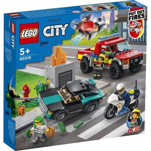 Lego City Persecución Policial Y de Bomberos