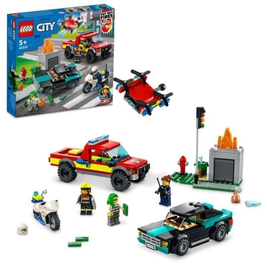 Lego City Persecución Policial Y de Bomberos