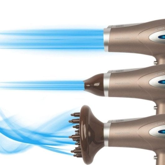 Phon Professionale Ionico con Diffusore ProfiCare HTD 3113 BR 2200W 3 Temperature 2 Velocità Marrone