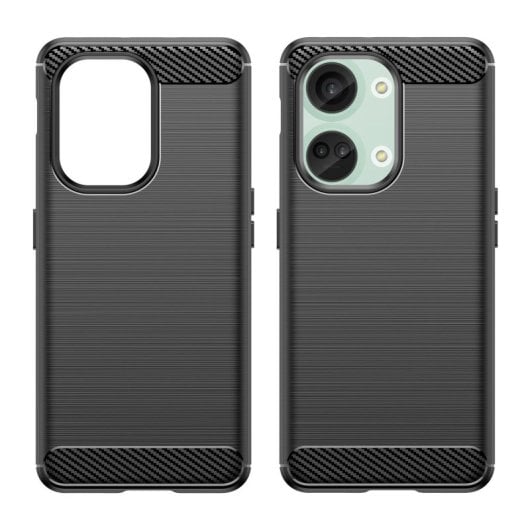 Max Power Digital Funda Fibra De Carbono Para Oneplus Nord 3 Antigolpes Silicona Negra