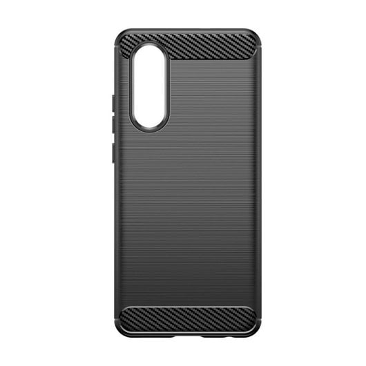 Max Power Digital Kohlefaser-Schutzhülle für Oneplus Ce 4 Lite, stoßfest, schwarzes Silikon