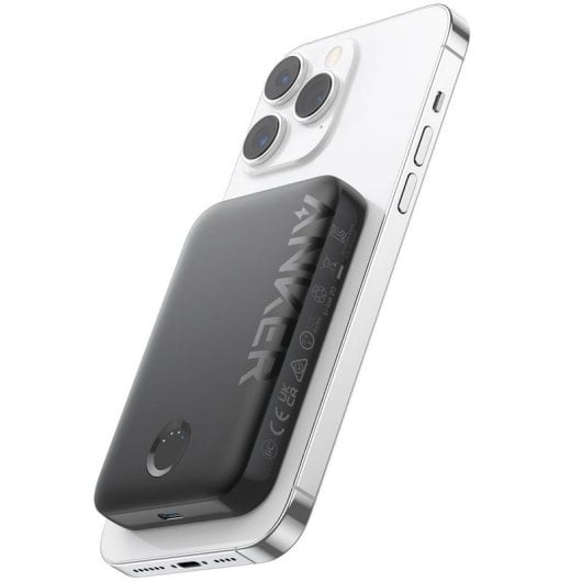 Anker 321 MagGo PowerCore Magnetic 5K Powerbank 5000mAh Compatible con Fundas MagSafe de iPhone