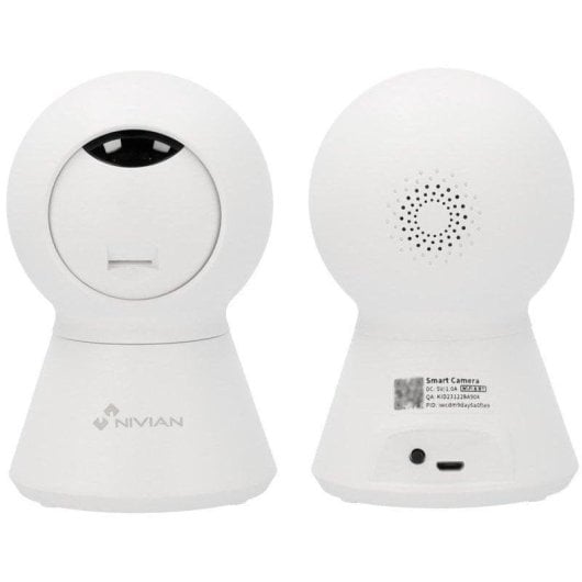 Cámara IP Nivian NVS-IPC-IS5 Quad HD Visión Nocturna Interior Audio Bidireccional Control por Voz